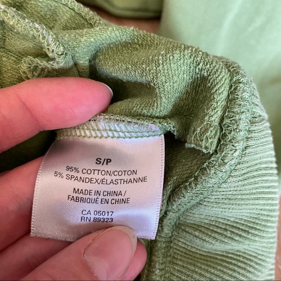 Roots Cinch Zip-Up Sweatshirt in Guacamole Green - Picture 9 of 15